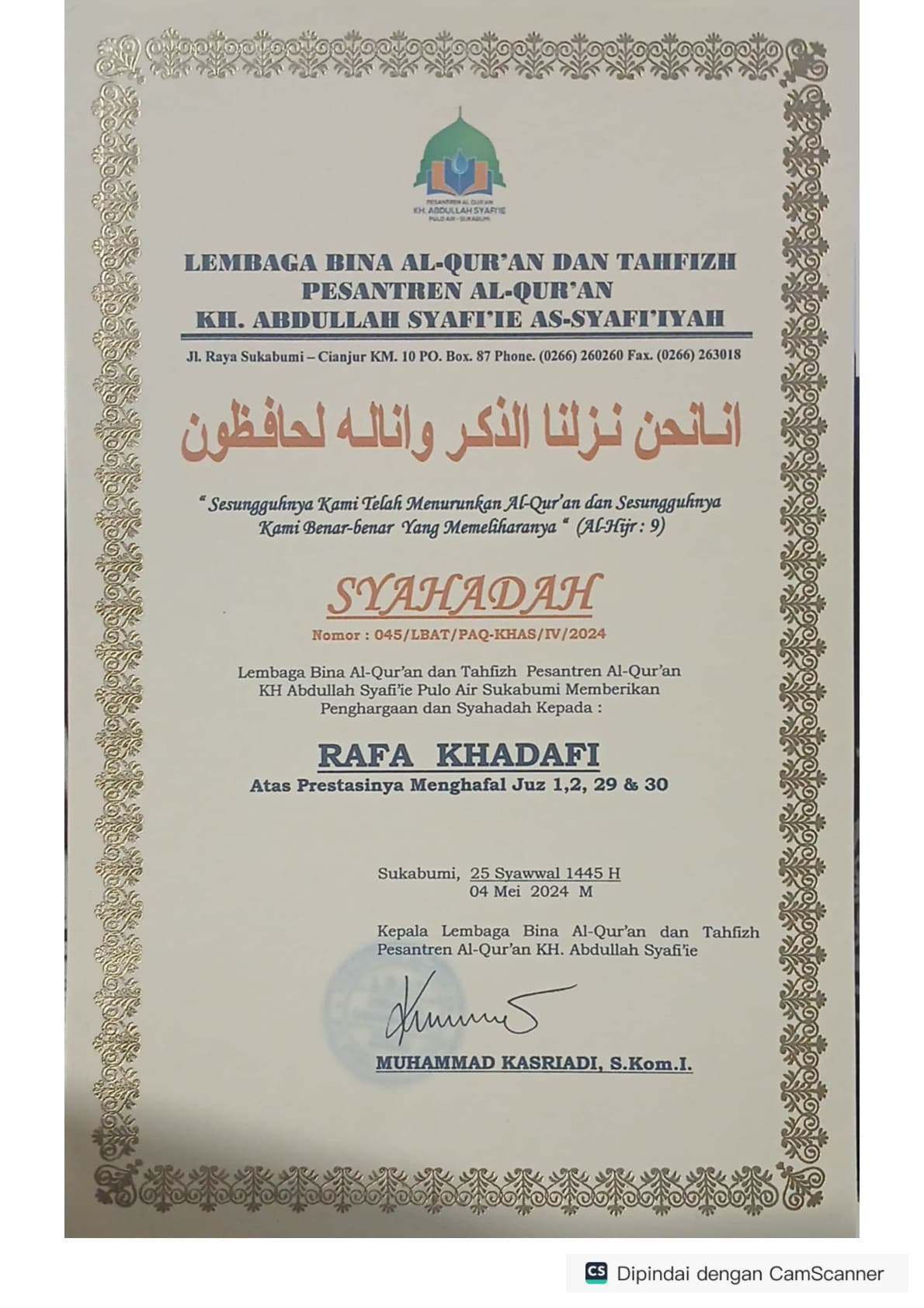 Hafalan Quran