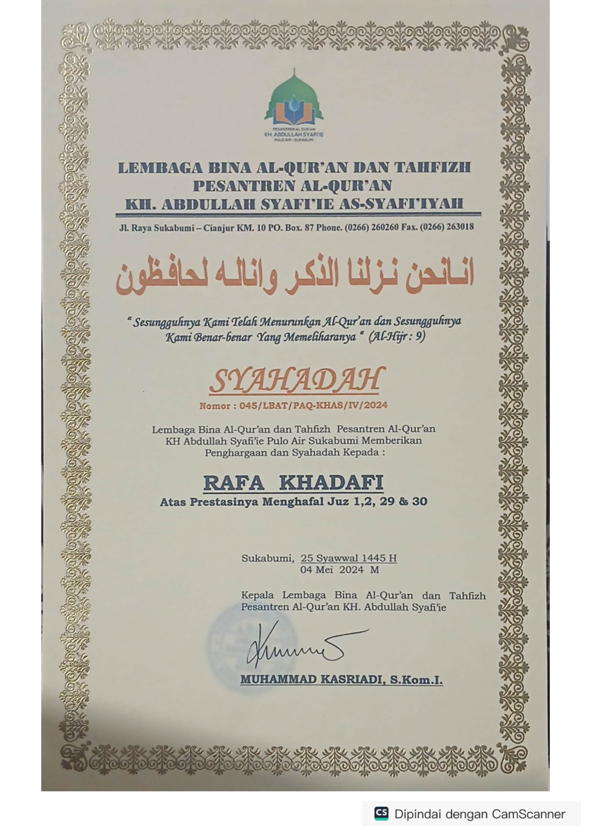 Hafalan Quran